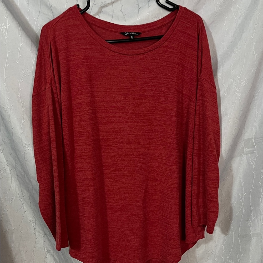 George Women's Red Blouse size XL